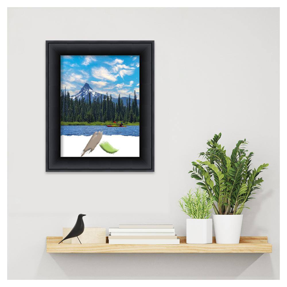 Nero Black Wood 11x14 Single Photo Wall Frame