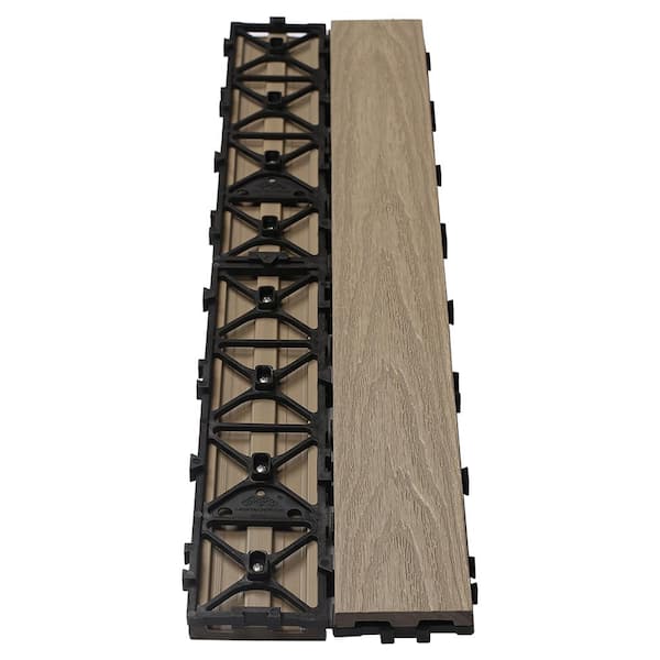 NewTechWood UltraShield Naturale 3 in. x 2 ft. Quick Composite