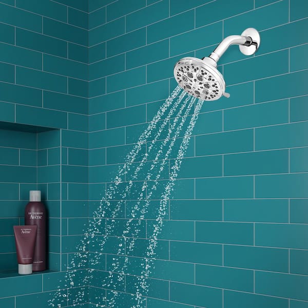 Spring RC-550/320-B Wall-Mounted Shower Head in Chrome