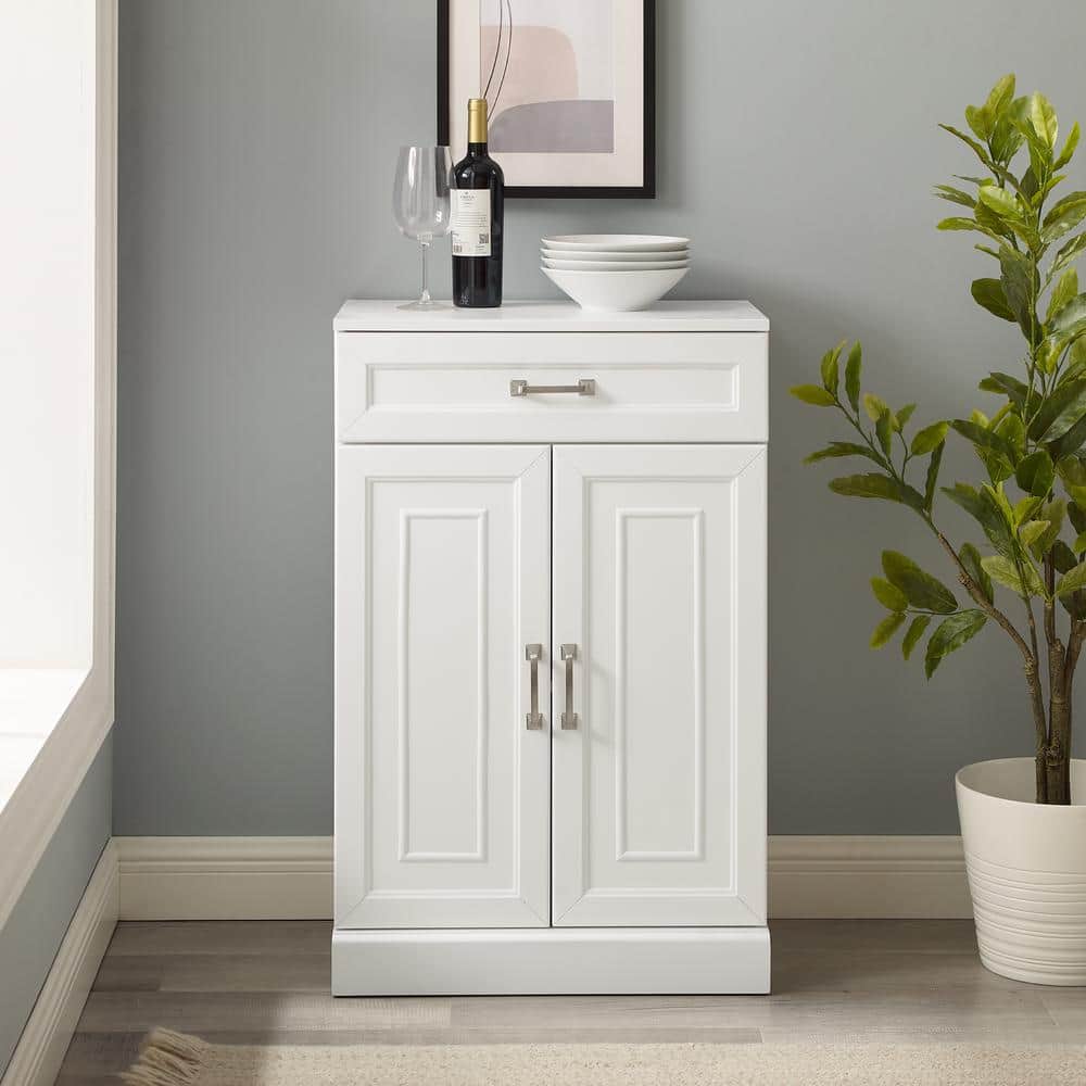 White Birch Accent Cabinet with Adjustable Shelving