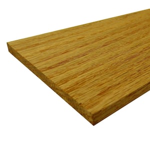 1/4 in. x 8 in. x 2 ft. S4S Select Red Oak Board (Actual Size: 1/4 in. x 7-1/4 in. x 24 in.) (5-Piece/Case)