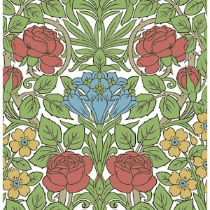 A-Street Prints Dard Green Tulip Depot The 2970-26146 Wallpaper - Ogee Home