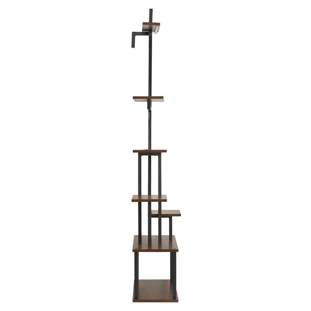 65.5 in. Indoor Plant Stand with Grow Lights, 7-Tier Shelf, 2 Metal Holders, Timer and Brightness, Half-Moon Flower Rack price history on PriceWatchPro