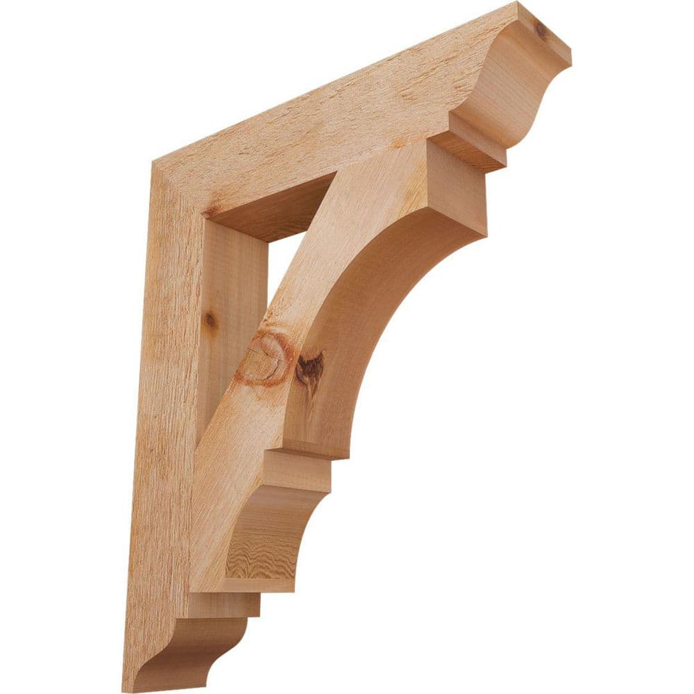 4 in. x 24 in. x 20 in. Western Red Cedar Balboa Traditional Rough Sawn Bracket price history on PriceWatchPro