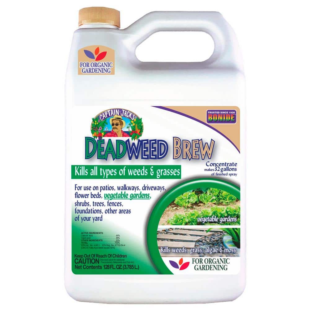 Captain Jacks Deadweed Brew, 128 oz. Concentrate for All Types of Weeds an