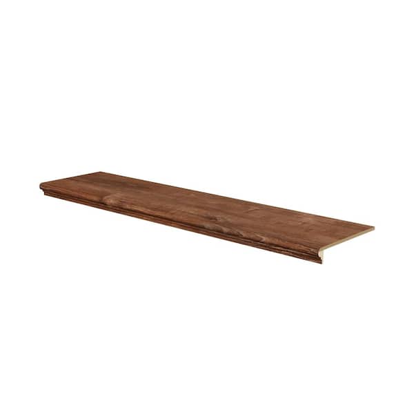 Stairtek 0.375 in. x 11.5 in. x 48 in. Laminate Burnt Oak No Return Retread