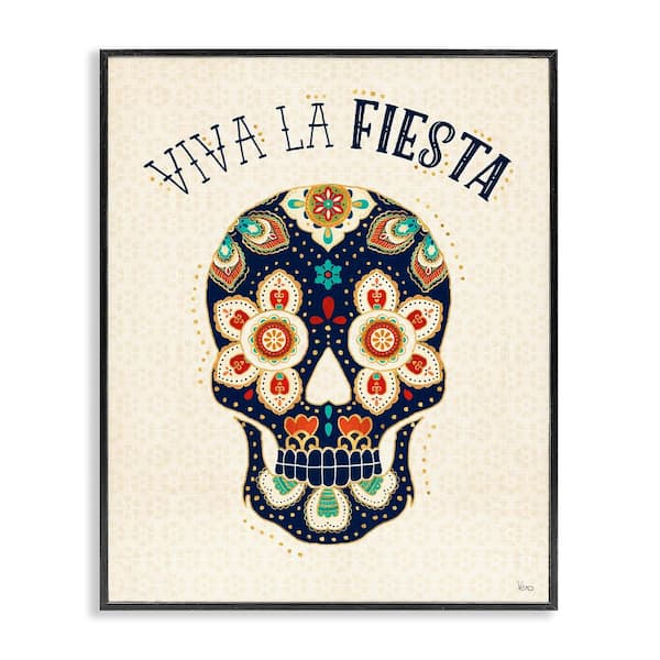 Stupell Industries Long Live the Party by Veronique Charron Black Framed Typography Giclee Art Print 20 in. x 16 in.