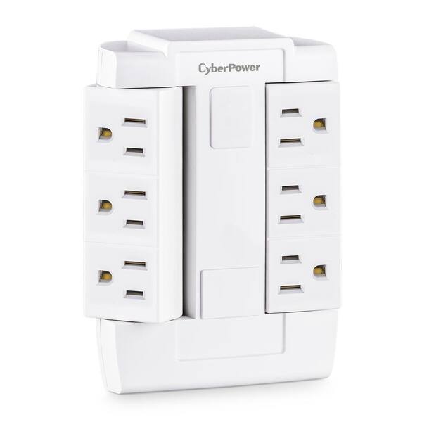 Six Outlet Adapter Surge Protector With 4K UHD Wifi Camera