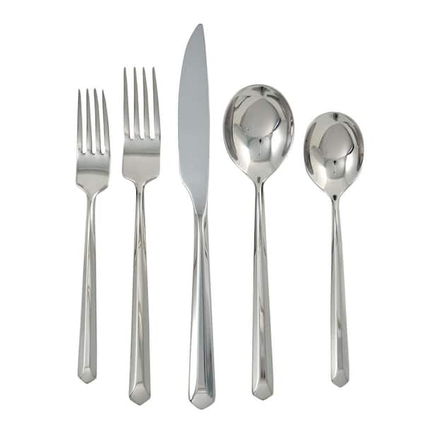 HELMICK Roberto 20-Piece Stainless Steel Flatware Set (Service for 4)