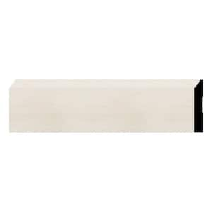 WM620 0.56 in. D x 4.25 in. W x 96 in. L Wood Maple Baseboard Moulding