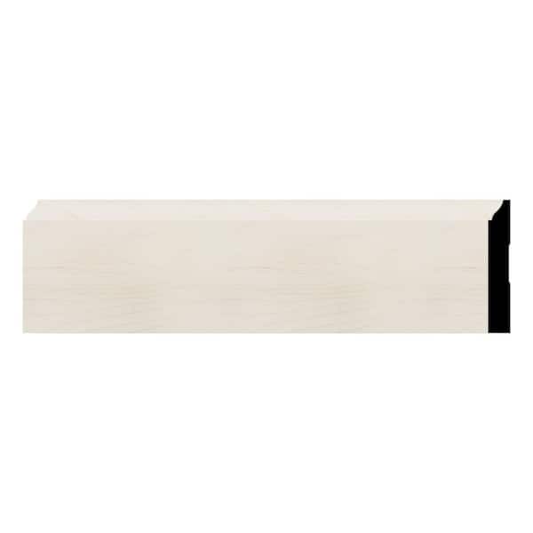 WM620 0.56 in. D x 4.25 in. W x 96 in. L Wood Maple Baseboard Moulding