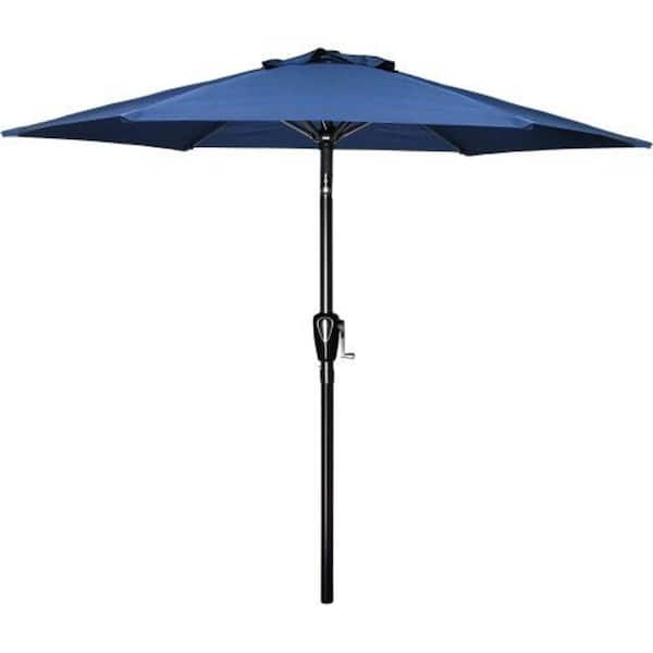 cenadinz 7.5 ft. Market Patio Umbrella in Blue