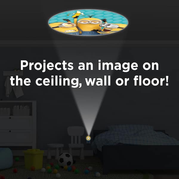 0.5-Watt Minions Projectable Plug In Light Sensing Integrated LED Night Light