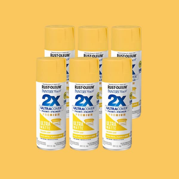 12 oz. Matte Golden Leaf Ultra Cover General Purpose Spray Paint (Case of 6)