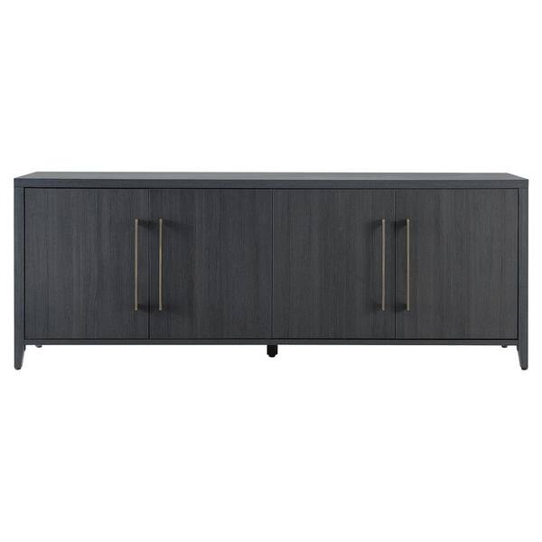 Meyer&Cross Jasper 68 in. Charcoal Gray TV Stand Fits TV's up to 75 in.
