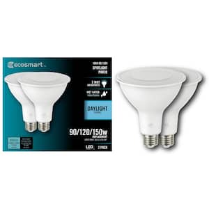 90/120/150-Watt Equivalent PAR38 3-Way Dimmable Spot LED Light Bulb Daylight (2-Pack)