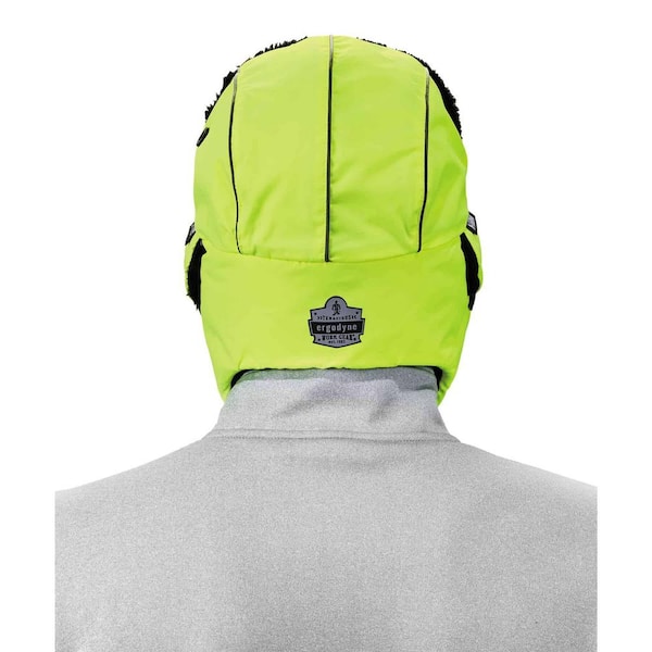 N-Ferno 6802 L/XL Lime Classic Trapper Hat