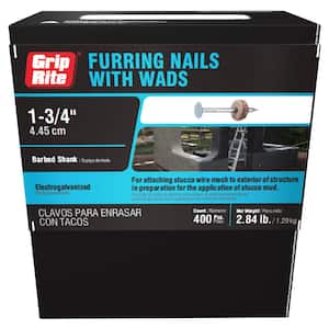 #11 x 1-3/4 in. Electro-Galvanized Furring Nails (400-Pack)