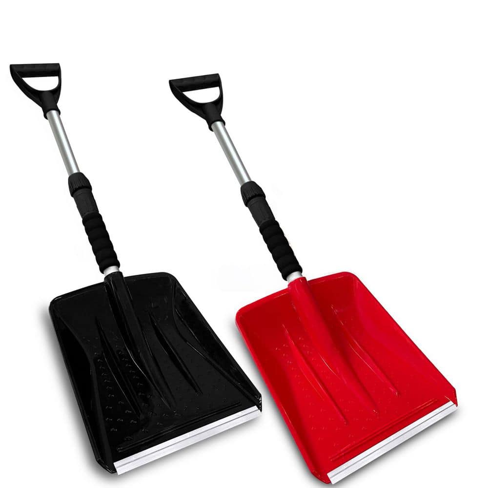 33.5 in. Aluminum Handle Plastic Snow Shovel Adjustable for Kids, D-Grip, 2-Pack price history on PriceWatchPro