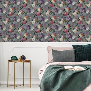 Isabelle Grey Wallpaper Sample