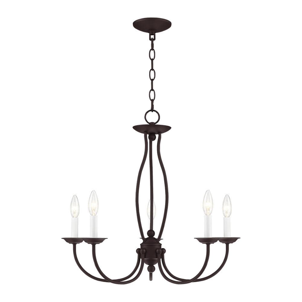 Callahan 5-Light Bronze Chandelier price history on PriceWatchPro
