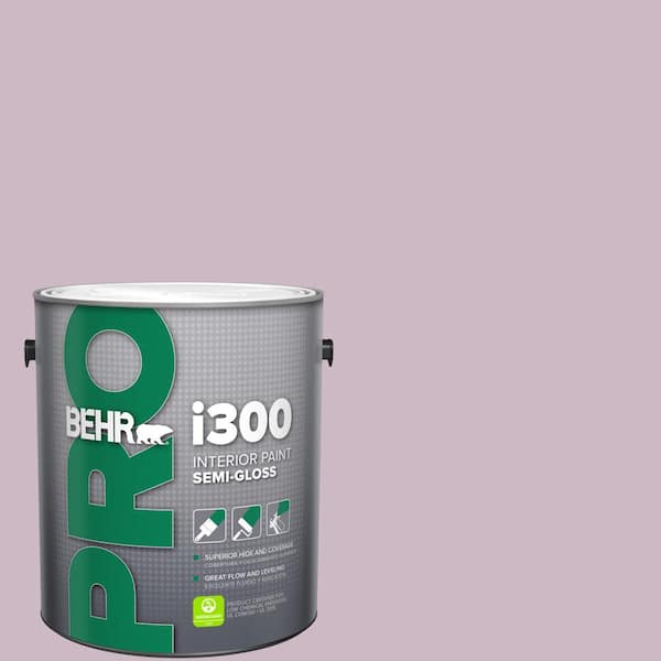 BEHR PRO 1 gal. #S110-3 Queens Violet Semi-Gloss Interior Paint