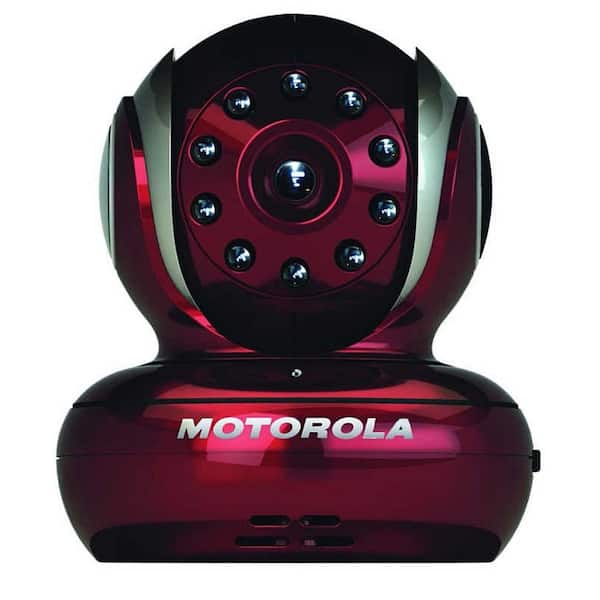 MOTOROLA Blink1 Pan-Tilt-Zoom Wi-Fi Camera in Red