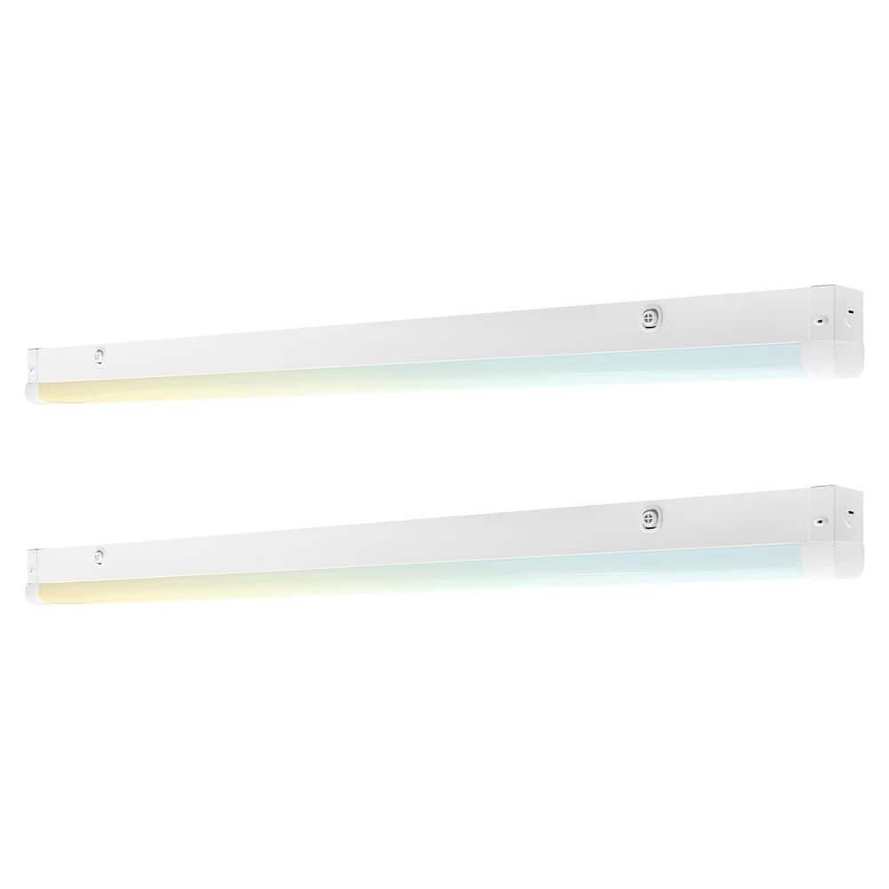 48 In. Integrated LED Linear Light, 3CCT, 20W/30W/40W, 2600-5200LM, Dimmable, 120-277V Commercial Shop Light, DLC 2 Pack price history on PriceWatchPro