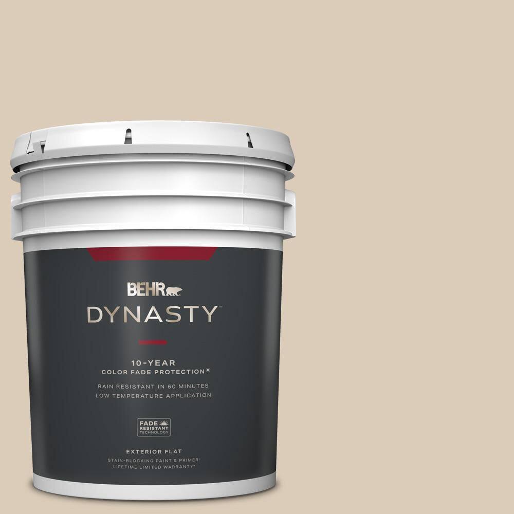 BEHR DYNASTY 5 gal. ICC22 Haze Flat Exterior StainBlocking Paint