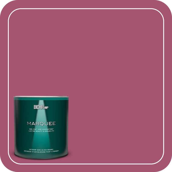 BEHR MARQUEE 1 qt. #110B-6 Cran Brook Semi-Gloss Enamel Interior Paint & Primer
