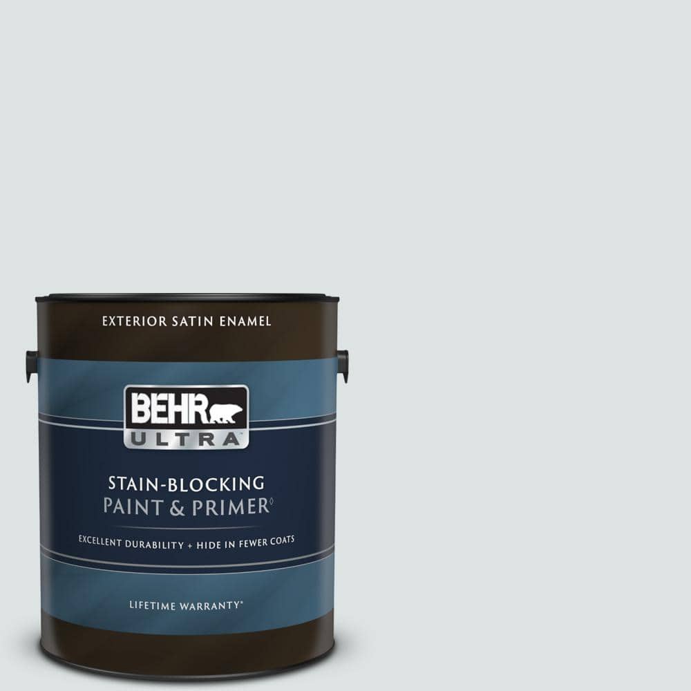 BEHR ULTRA 1 gal. MQ327 Etched Glass Satin Enamel Exterior Paint