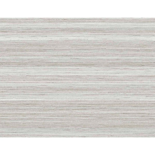 Seabrook Designs 60.75 sq. ft. Icy Grey Meiya Embossed Vinyl Unpasted Wallpaper Roll