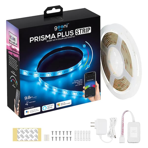 Tzumi Aura Plug-in 6.5 ft. LED Strip Light with Sound Sync 7479HD