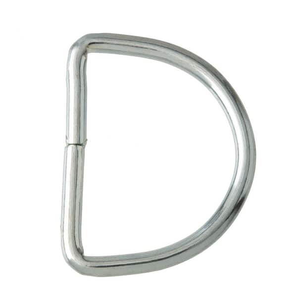50 x 1/2" Metal Dee Rings For Webbing Strapping D Ring 