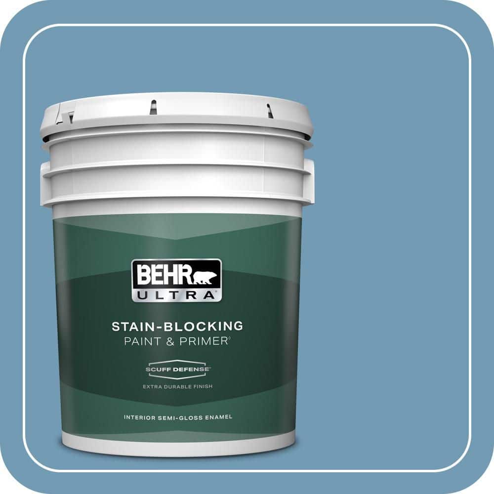 5 gal. #560D-5 Ocean View Extra Durable Semi-Gloss Enamel Interior Paint & Primer price history on PriceWatchPro