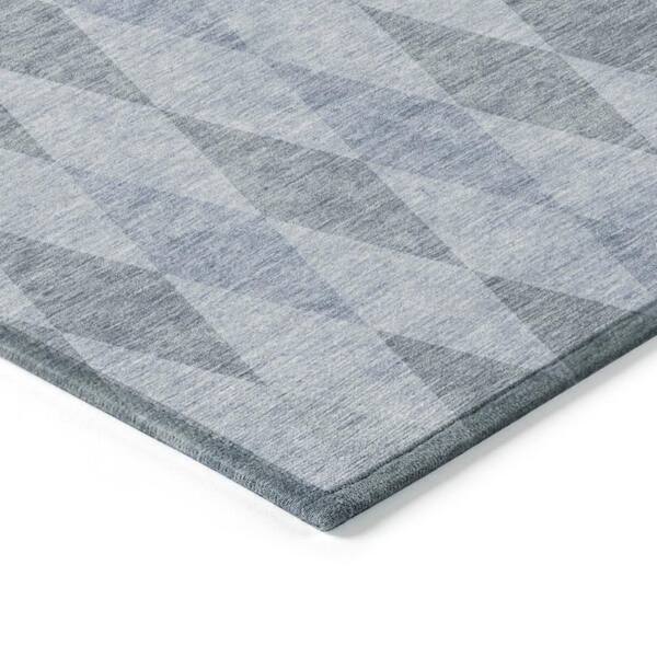 Chantille ACN561 Denim 2 ft. 6 in. x 3 ft. 10 in. Machine Washable Indoor/Outdoor Geometric Area Rug