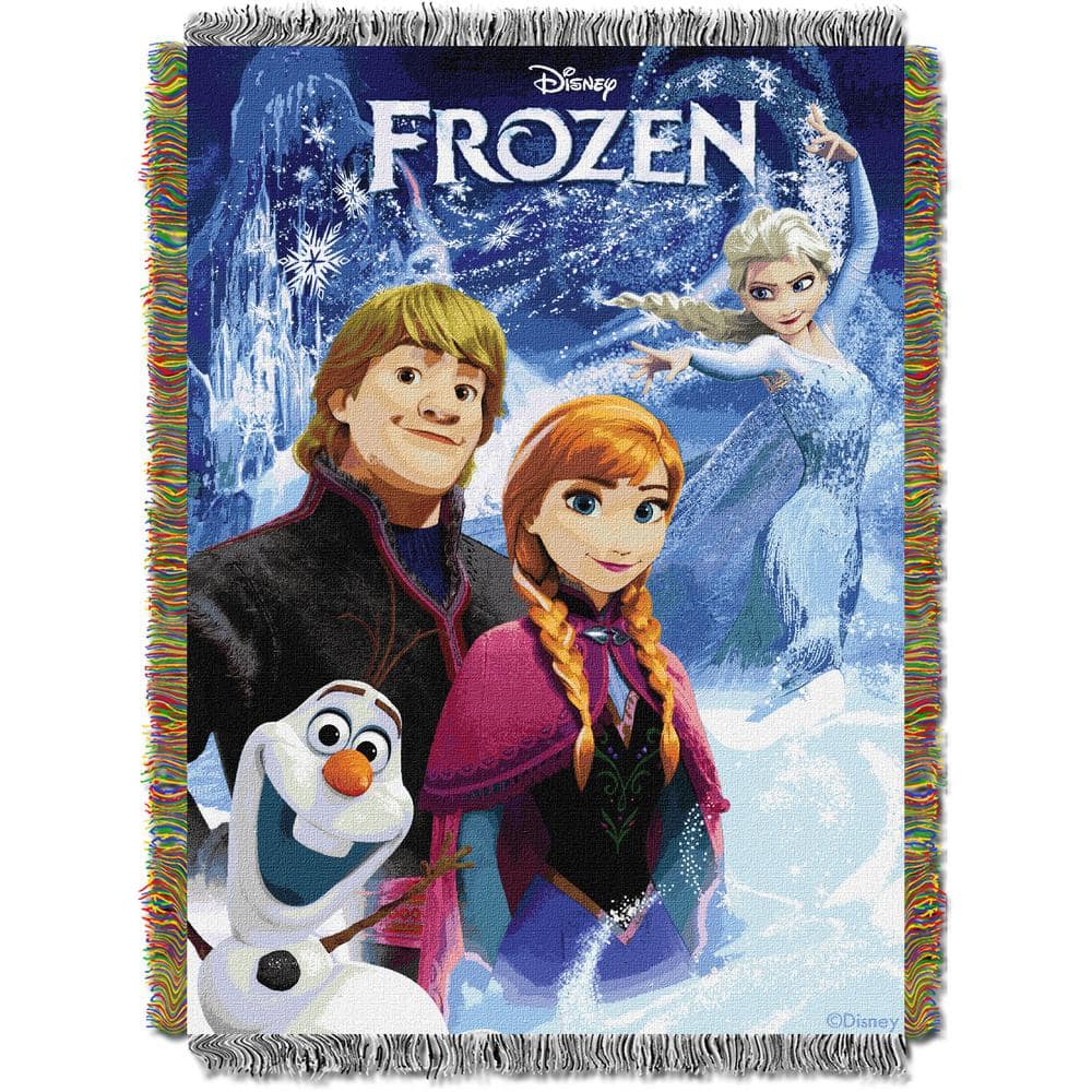 THE NORTHWEST GROUP Disney A Frozen Day Woven Tapestry Throws  1DFZ051000002RET - The Home Depot