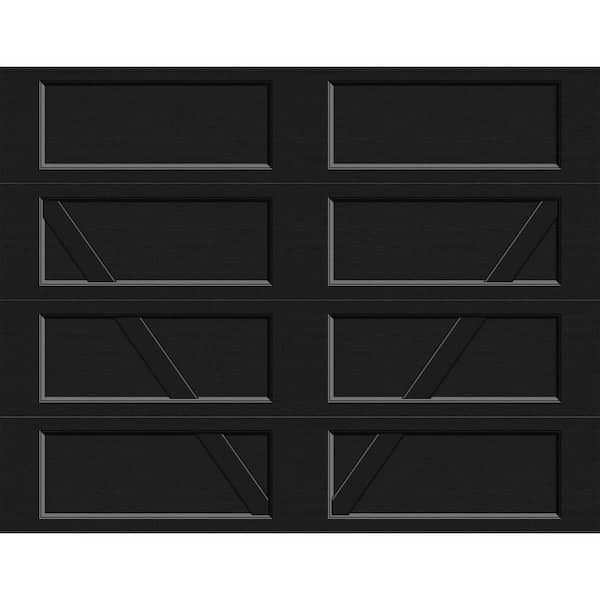 ENTHRAL ブラックメタル　BLACKL Clopay Bridgeport Steel Design A 9 ft. x 7 ft. Non-Insulated Black