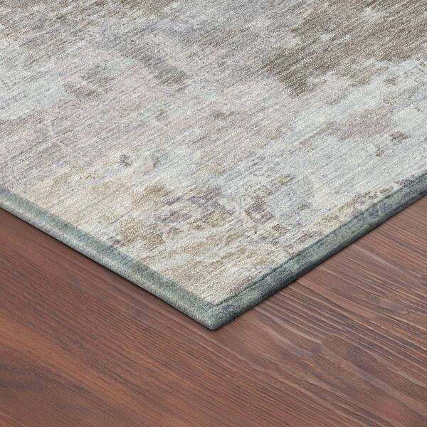 Chantille Machine Washable Indoor/Outdoor Abstract ACN2364 Taupe 10 ft. x 14 ft. Area Rug