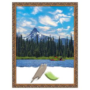 Antique Bronze Wood Picture Frame Opening Size 18 x 24 in.