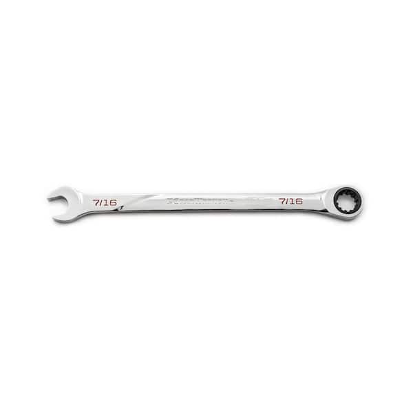 GEARWRENCH 7/16 in. SAE 120XP Universal Spline XL Combination Ratcheting Wrench