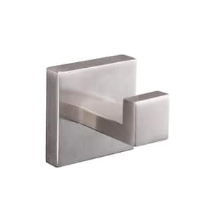 Bagno Lucido Stainless Steel Robe Hook in Satin Nickel