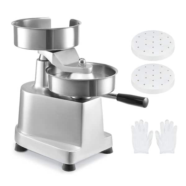 SVOPES Commercial Burger Patty Maker, 6 in. Heavy-Duty Stainless-Steel Hamburger Press, Meat Forming Processor