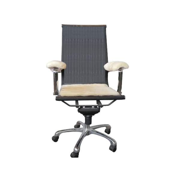 16364 Sheepskin Seat Pad Premium 1.6 x 1.6 ft Color anthracite