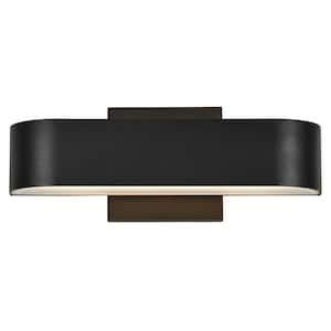 Access Lighting Montreal Medium 1-Light Black LED Outdoor Wall