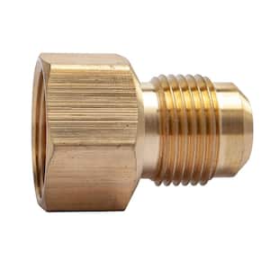 5/8 in. OD Flare x 3/4 in. FIP Brass Adapter Fitting (5-Pack)