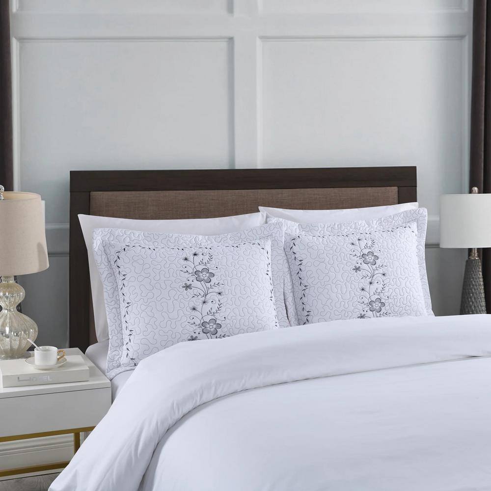 LP Embroidery Pillow Shams Polyester King Size Pillow Protector price history on PriceWatchPro