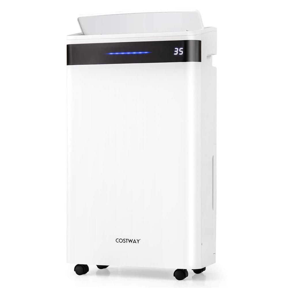 57 pt. 4500 sq. ft. Commercial Dehumidifier in. White with 4 Modes 3-Color Indicator 24H Timer price history on PriceWatchPro