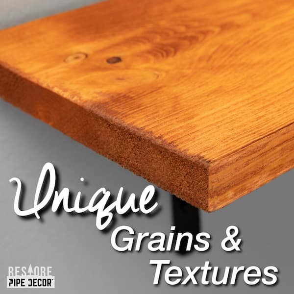 PIPE DECOR 24 in. x 7.5 in. x 6.75 in. Sunset Cedar Restore Wood