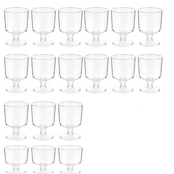 5 fl. oz. Clear Plastic Dessert Cups with Spoons, Small Parfait Goblets (Set of 160 Pieces)